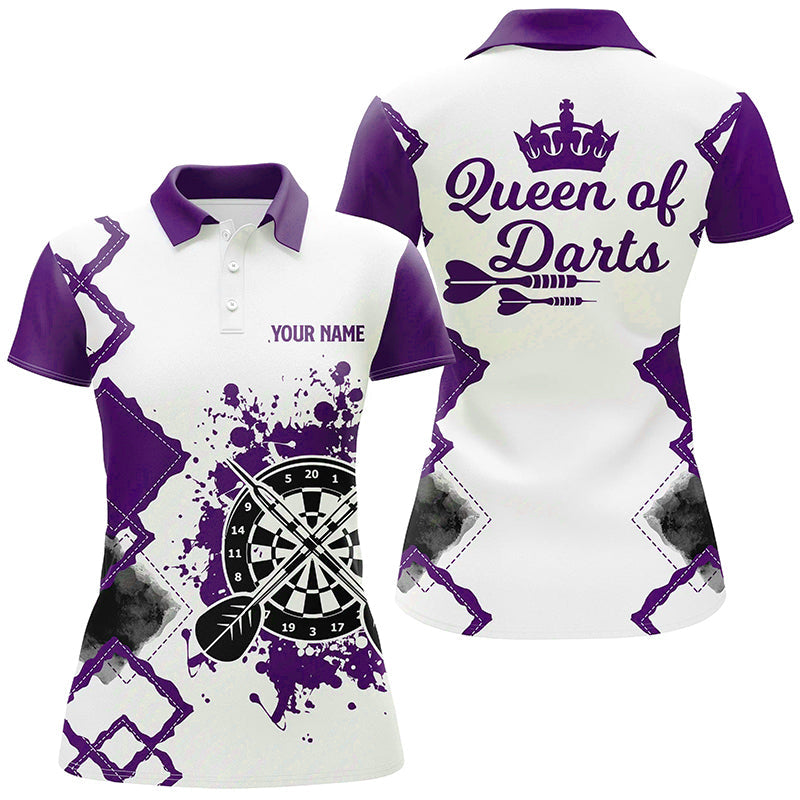 Queen Of Darts Purple White Darts Customized Darts