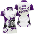 Queen Of Darts Purple White Darts Customized Darts