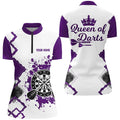 Queen Of Darts Purple White Darts Customized Darts
