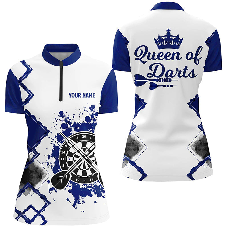 Queen Of Darts Blue White Darts Customized Darts