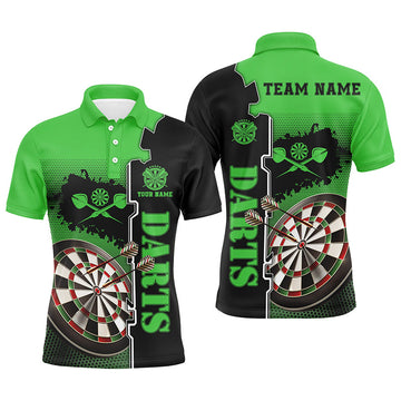 Personalized Green Black Darts Custom Darts Darts