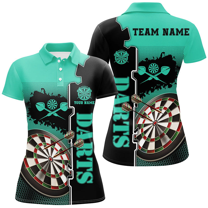 Personalized Turquoise Black Darts Custom Darts Dart