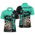 Personalized Turquoise Black Darts Custom Darts Dart