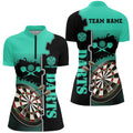 Personalized Turquoise Black Darts Custom Darts Dart
