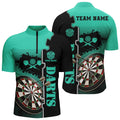 Personalized Turquoise Black Darts Custom Darts Dart