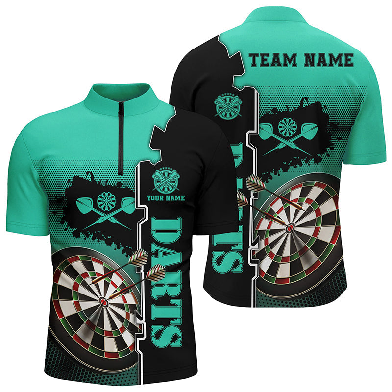 Personalized Turquoise Black Darts Custom Darts Dart