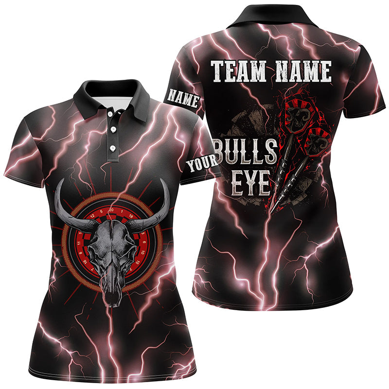Red Lightning Thunder Bull Skull Darts Bulls Eye Darts