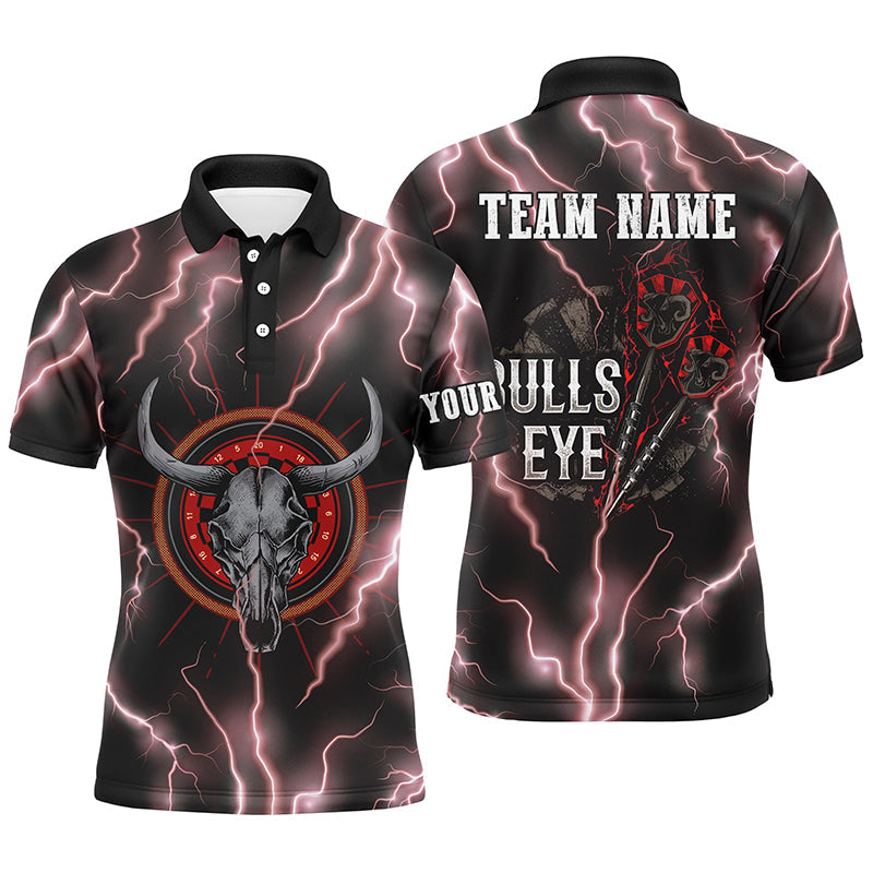 Red Lightning Thunder Bull Skull Darts Bulls Eye Darts