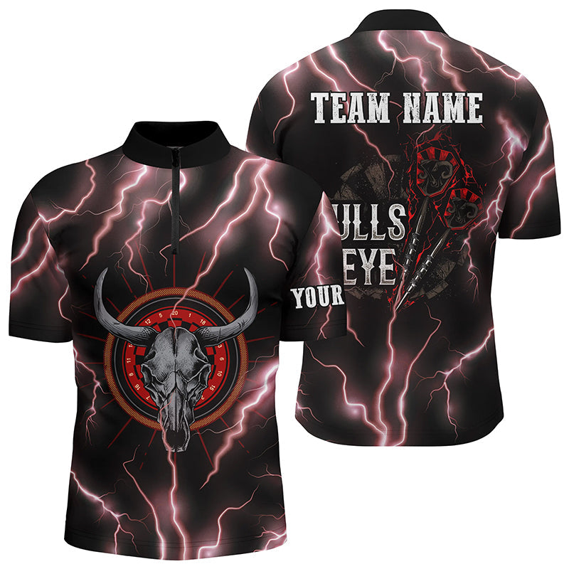 Red Lightning Thunder Bull Skull Darts Bulls Eye Darts