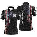 Smoky American Flag Darts Quarter-Zip Custom Patriotic Women Dart Dart