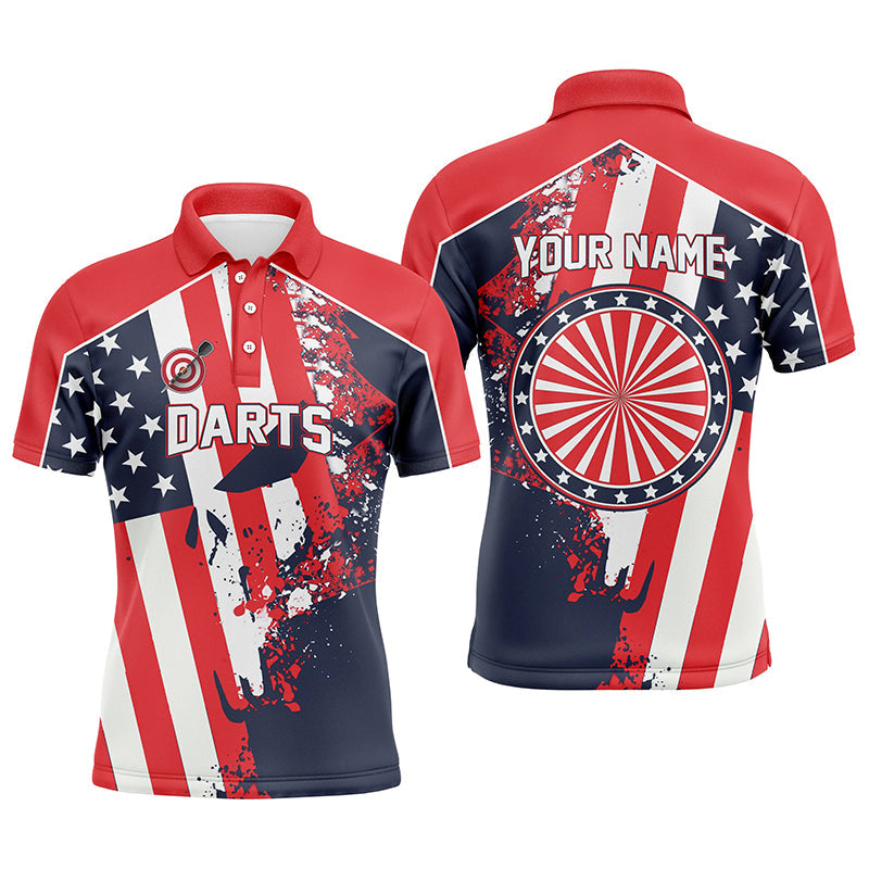 Water Color American Flag Patriotic Darts Custom Dart