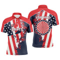 Water Color American Flag Patriotic Darts Custom Dart