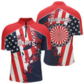 Water Color American Flag Patriotic Darts Custom Dart