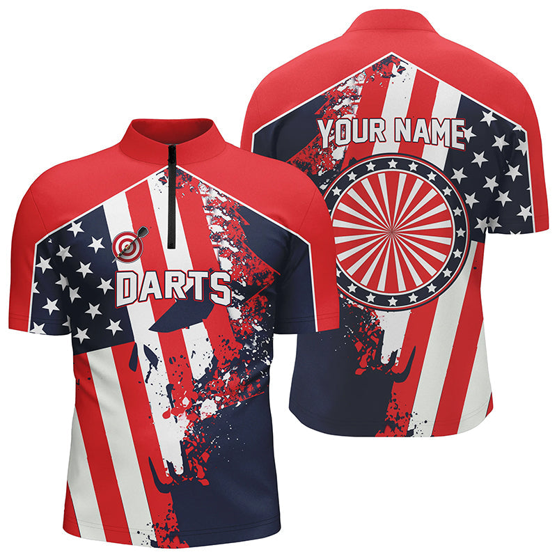 Water Color American Flag Patriotic Darts Custom Dart