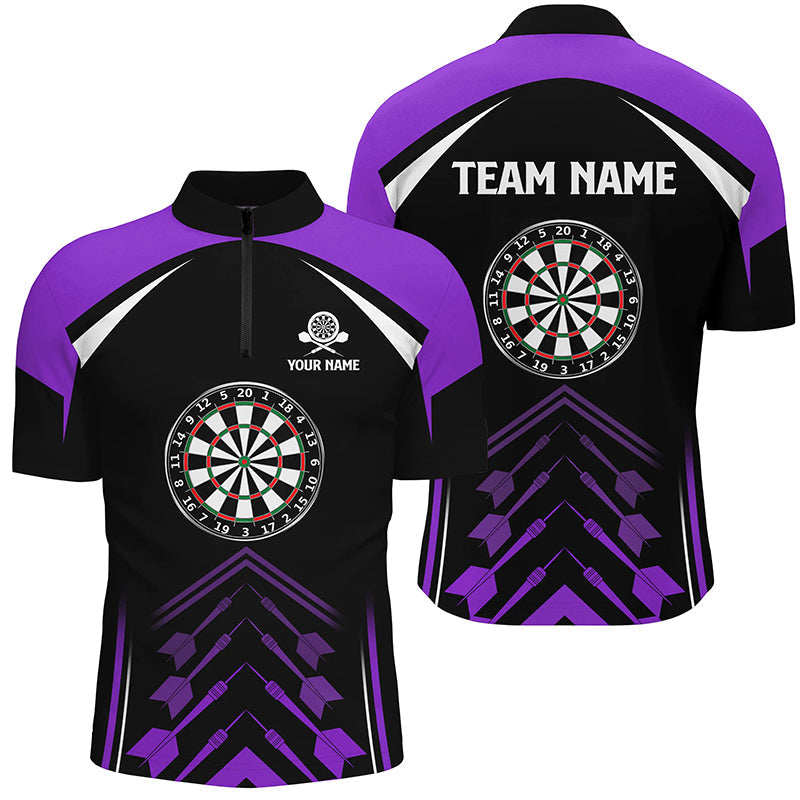 Personalized Purple Black Darts Custom Darts Dart