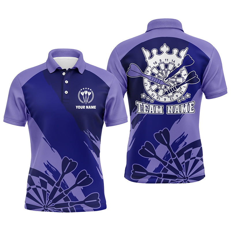 Personalized Navy Purple Darts Custom Cool Dart Darts