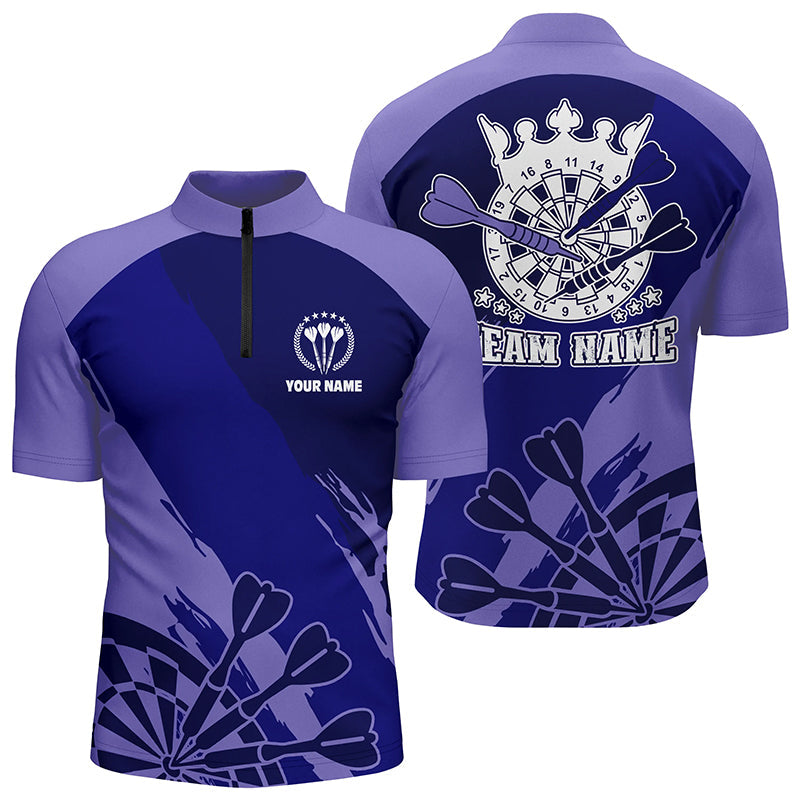 Personalized Navy Purple Darts Custom Cool Dart Darts