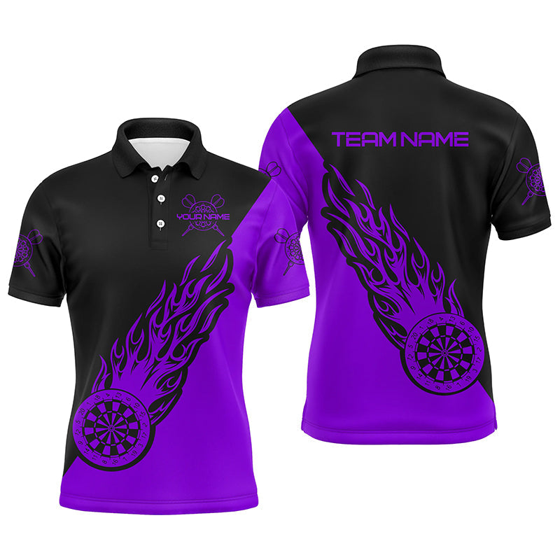 Personalized Purple Black Flame Darts Darts Dart