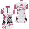 Queen Of Darts Pink White Darts Custom Cute Darts