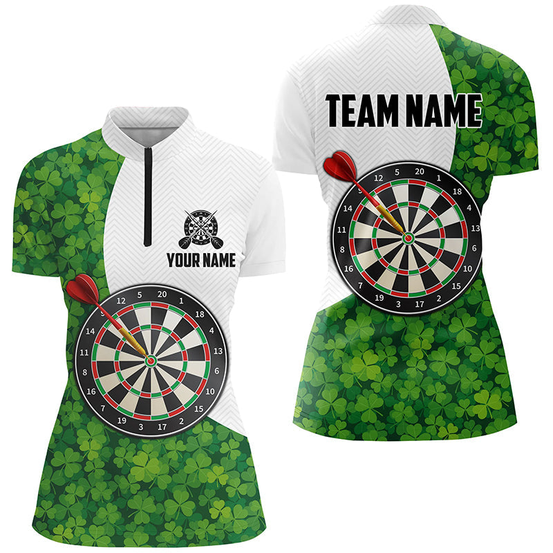 St Patrick Day Green Clover Leaf Darts Custom Dart