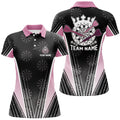 Personalized Black and Pink Darts Quarter-Zip Custom Dart Darts