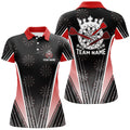 Personalized Black Red Darts Quarter-zip Custom Dart Darts