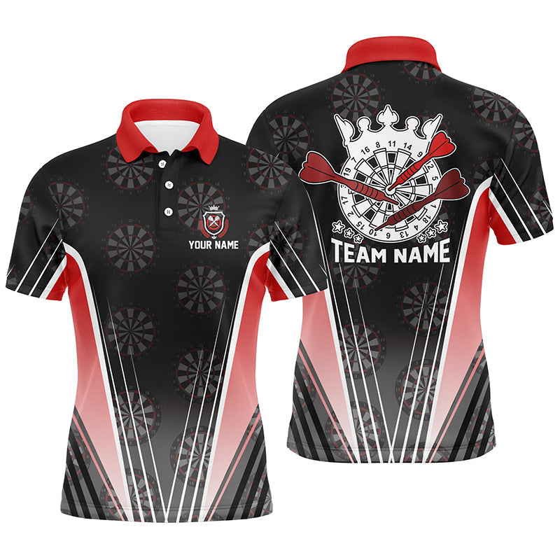 Personalized Black Red Darts Quarter-zip Custom Dart Darts