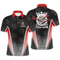 Personalized Black Red Darts Quarter-zip Custom Dart Darts