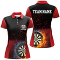 Red Black Fire and Water Darts Custom Darts Dart