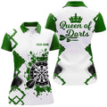 Queen Of Darts Green White Darts Customized Cool Darts