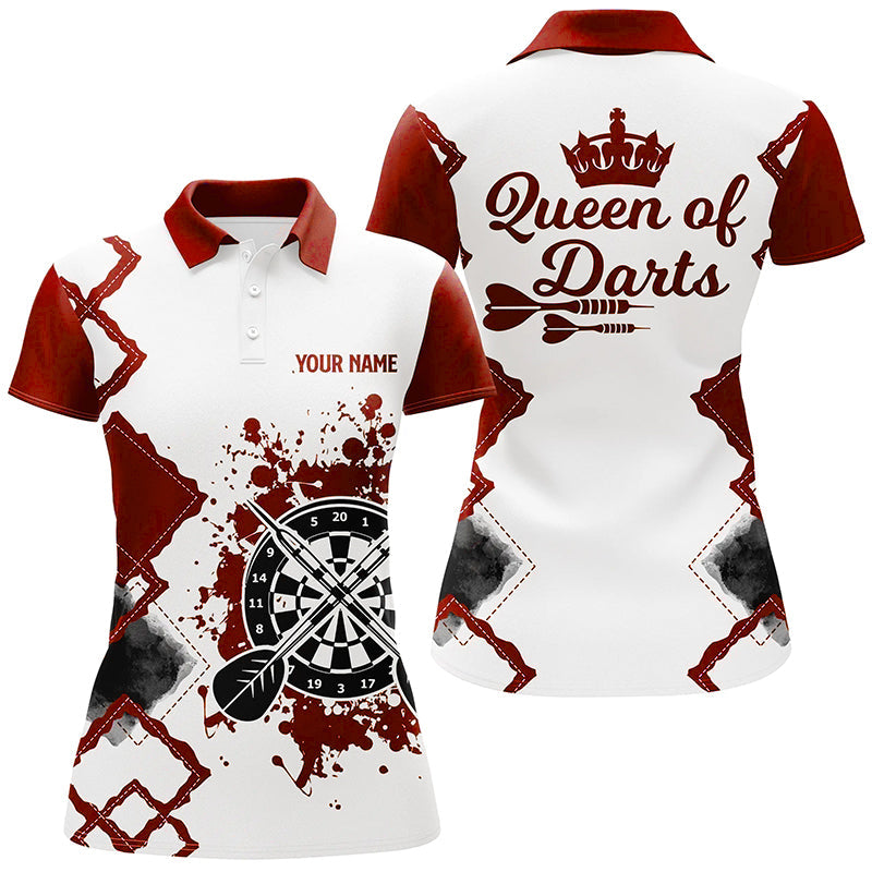 Queen Of Darts Red White Darts Customized Cool Darts