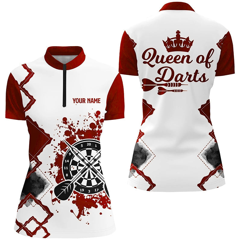 Queen Of Darts Red White Darts Customized Cool Darts