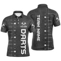 Personalized Darts 3D Printed Black White Custom Dart