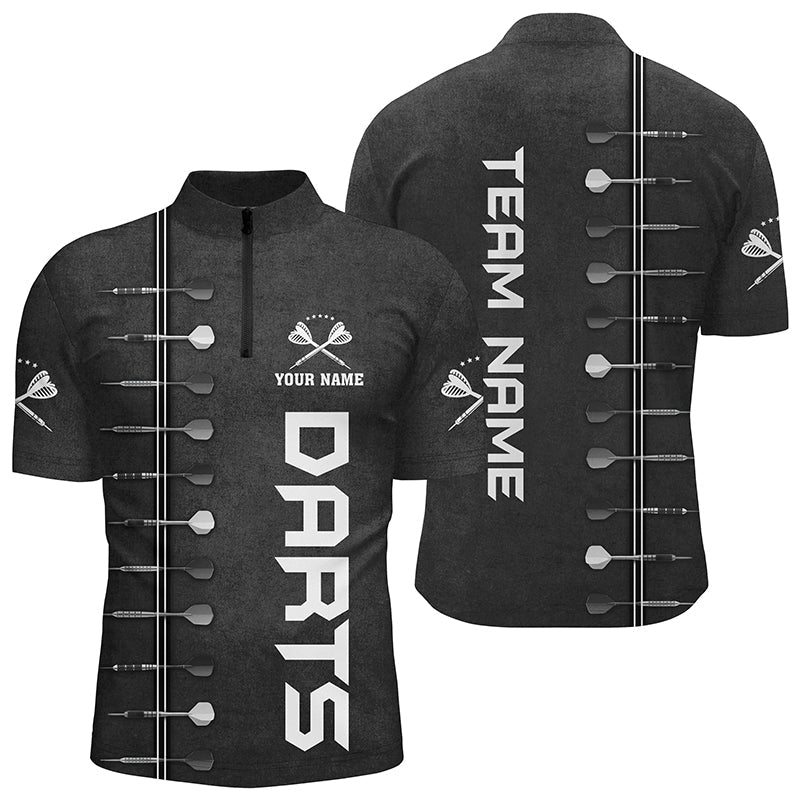 Personalized Darts 3D Printed Black White Custom Dart