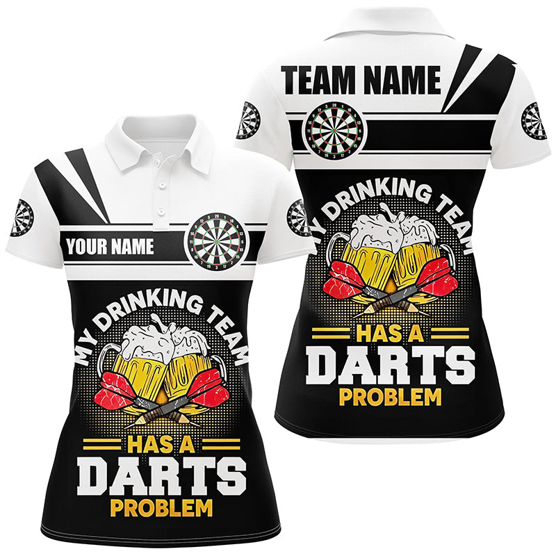 My Drinking Team Beer Darts Quarter-Zip Customized Darts Dart