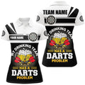 My Drinking Team Beer Darts Quarter-Zip Customized Darts Dart