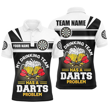 My Drinking Team Beer Darts Quarter-Zip Customized Darts Dart
