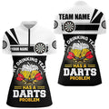 My Drinking Team Beer Darts Quarter-Zip Customized Darts Dart