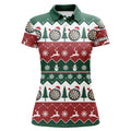 Christmas Tree Snowflakes Darts Quarter-Zip Custom Christmas Darts