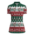 Christmas Tree Snowflakes Darts Quarter-Zip Custom Christmas Darts
