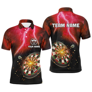Personalized Thunder Lightning Red Darts Custom Dart