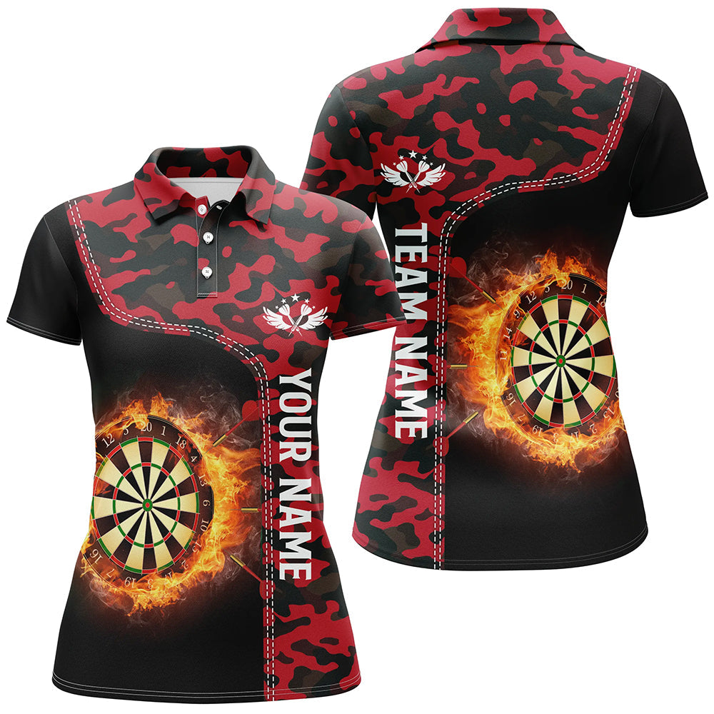 Red Camo Flame Darts Board Darts Custom Dart