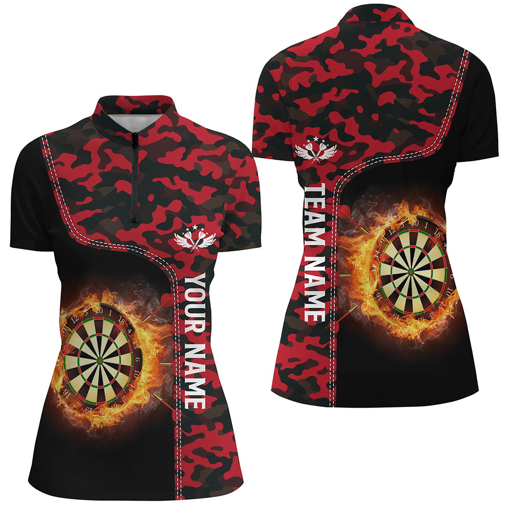 Red Camo Flame Darts Board Darts Custom Dart