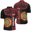 Red Camo Flame Darts Board Darts Custom Dart