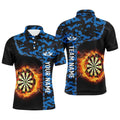 Blue Camo Flame Darts Board Women Darts Custom Dart