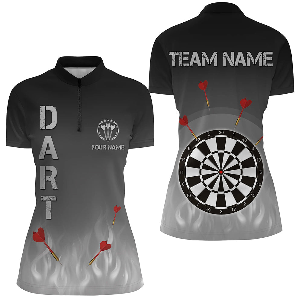 Gradient Black Grey Fire Flame Darts Custom Cool Darts