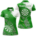 Retro Green White Pattern Custom Darts Dart Team