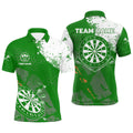 Retro Green White Pattern Custom Darts Dart Team