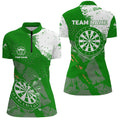 Retro Green White Pattern Custom Darts Dart Team