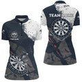 Retro Navy White Pattern Custom Darts Dart Team